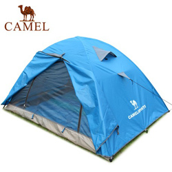 骆驼户外帐篷 双人双层野营帐篷 户外用品防暴雨多人帐篷