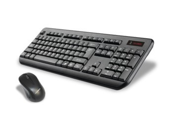 力度X-206无线键鼠套装 多媒体无线键盘鼠标