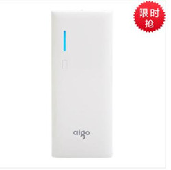 爱国者（aigo)移动电源充电宝K112陶瓷白11200mAh 双USB输出