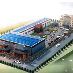 青海藏宝工业游基地建设规划鸟瞰图