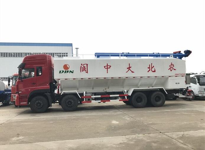 鄂州鄂城25方鸡鸭饲料运输车厂家专卖