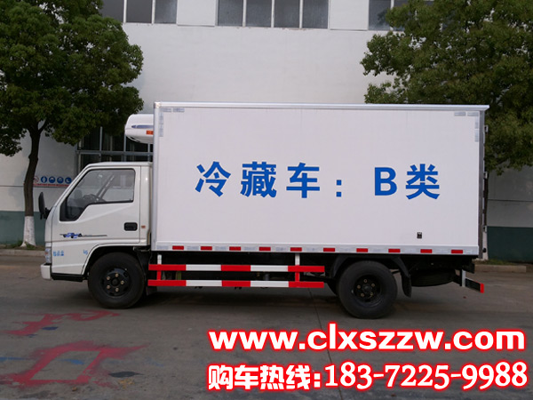 福建福州晋安4米2冷藏车生产厂家