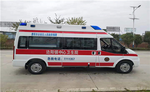 河南V362救护车长途转运图片