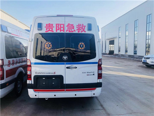 国六江铃120救护车转运生产厂家